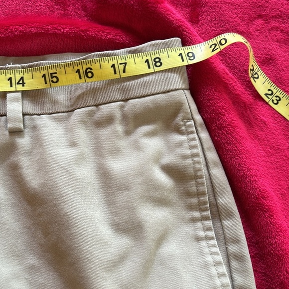 Parker Mens Khaki Shorts Adjustable Waist Size 38H - Picture 9 of 11